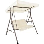 The home deco factory - balancelle en m�tal soria 2 places