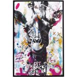 The home deco factory - tableau d�coratif animal color� 60 x 90 cm girafe