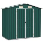 The living store - abri de jardin vert 205x129x183 cm acier galvanisé - abri de jardin - abri de rangement ... The living store - abri de jardin vert 205x129x183 cm acier galvanisé - abri de jardin - abri de rangement ...