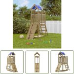 The living store aire de jeux d'ext�rieur bois de pin impr�gn� - aire de jeux ext�rieur - jouet enfant ...