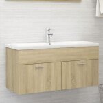 The living store - armoire d'évier chêne sonoma 100x38, 5x46 cm bois d'ingénierie - meuble salle de bain ... The living store - armoire d'évier chêne sonoma 100x38, 5x46 cm bois d'ingénierie - meuble salle de bain ...