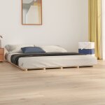 The living store - cadre de lit sans matelas 200x200 cm bois massif de pin - cadre de lit - lit double ... The living store - cadre de lit sans matelas 200x200 cm bois massif de pin - cadre de lit - lit double ...