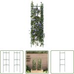 The living store cage � tomates 2 pcs 116 cm acier et pp - cage tomate - support plante grimpante - tutor ...