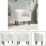 The living store - chaise cabriolet blanc similicuir - fauteuil moderne - fauteuil design - fauteuil ...