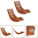 Chaises longues basculantes lot de 2 bois d'acacia - chaise longue - fauteuil de jardin - mobilier de ... Chaises longues basculantes lot de 2 bois d'acacia - chaise longue - fauteuil de jardin - mobilier de ...