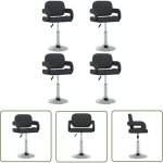 The living store chaises pivotantes à manger lot de 4 noir similicuir - chaise de salle à manger - chaise ... The living store chaises pivotantes à manger lot de 4 noir similicuir - chaise de salle à manger - chaise ...