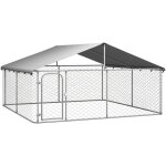 The living store - chenil extrieur avec toit 300x300x150 cm - niche pour chien - chenil exterieur - ...