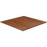 The living store dessus de table carr marron fonc90x90x1, 5cm bois chne trait - dessus de table - ...