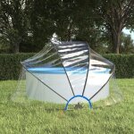 The living store - dôme de piscine rond 315x158 cm pvc transparent The living store - dôme de piscine rond 315x158 cm pvc transparent