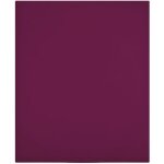 The living store - drap - housse jersey bordeaux 140x200 cm coton rouge