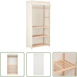 The living store garde - robe à 3 niveaux 79 x 40 x 170 cm - armoire blanche - armoire rangements - meuble ... The living store garde - robe à 3 niveaux 79 x 40 x 170 cm - armoire blanche - armoire rangements - meuble ...
