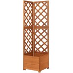 The living store - jardinière d'angle en treillis 40x40x150cm bois de sapin massif - jardiniered'angle ... The living store - jardinière d'angle en treillis 40x40x150cm bois de sapin massif - jardiniered'angle ...