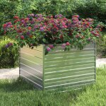 The living store lit surélevé de jardin 100x100x77 cm acier galvanisé argenté - jardiniere metal - pot ... The living store lit surélevé de jardin 100x100x77 cm acier galvanisé argenté - jardiniere metal - pot ...