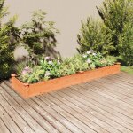 Lit surlev de jardin doublure 240x60x25 cm bois massif sapin - lit surlev jardin - jardinire bois ...