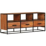 The living store - meuble tv 110x30x45 cm bois d'acacia massif - meubles tv - meuble tv - support tv ... The living store - meuble tv 110x30x45 cm bois d'acacia massif - meubles tv - meuble tv - support tv ...