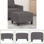 The living store - repose - pied gris 60x50x41 cm similicuir - tabouret - repose - pied - pouf - simili ... The living store - repose - pied gris 60x50x41 cm similicuir - tabouret - repose - pied - pouf - simili ...