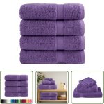 Serviettes de bain de qualit suprieure solund 4 pcs 600g / m - serviettes de bain - serviettes - serviettes ...