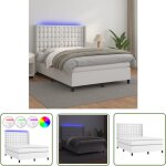 The living store sommier à lattes de lit matelas led blanc 140x190 cm similicuir - lit plateforme - lit ... The living store sommier à lattes de lit matelas led blanc 140x190 cm similicuir - lit plateforme - lit ...