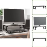 The living store support de moniteur sonoma gris 55x23x14 cm bois d'ing�nierie - support ordinateur - ...
