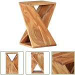 The living store - table d'appoint 35x35x55 cm bois massif d'acacia - table basse - table d'appoint - ... The living store - table d'appoint 35x35x55 cm bois massif d'acacia - table basse - table d'appoint - ...