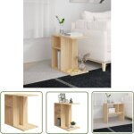 The living store - table d'appoint chêne sonoma 50x30x50 cm bois d'ingénierie - table d'appoint - table ... The living store - table d'appoint chêne sonoma 50x30x50 cm bois d'ingénierie - table d'appoint - table ...