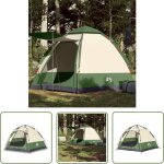 The living store tente de camping cabine 4 personnes vert lib�ration rapide - tente de camping - tente ...