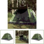 Tente de camping � d�me 5 personnes vert lib�ration rapide - tente de camping - tente dome - tente familiale ...