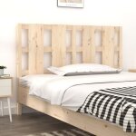 Tte de lit 140, 5x4x100 cm bois massif de pin - tte de lit - literie - meuble de chambre - bois massif ...