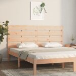 The living store - t�te de lit 140x3x80 cm bois massif de pin - t�te de lit - lit - meuble de chambre ...