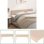 Ttes de lit 2 pcs cappuccino 80x5x78 / 88 cm similicuir - tte de lit - tte de lit capitonne - literie ...