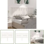 Tête de lit blanc 146x4x100 cm bois massif de pin - tête de lit - tête de lit bois - tête de lit blanche ... Tête de lit blanc 146x4x100 cm bois massif de pin - tête de lit - tête de lit bois - tête de lit blanche ...