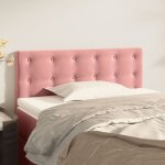 The living store tête de lit rose 100x5x78 / 88 cm velours - tête de lit - literie - meuble chambre - ... The living store tête de lit rose 100x5x78 / 88 cm velours - tête de lit - literie - meuble chambre - ...