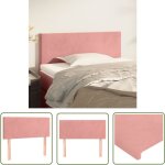 The living store - tête de lit rose 80x5x78 / 88 cm velours - tête de lit - literie - meuble chambre ... The living store - tête de lit rose 80x5x78 / 88 cm velours - tête de lit - literie - meuble chambre ...