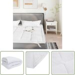 The living store - vidaxl protège - matelas blanc 140x190 cm The living store - vidaxl protège - matelas blanc 140x190 cm