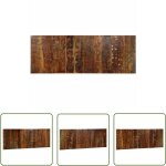 The living store - vidaxl tte de lit multicolore 140 cm bois massif rcupration