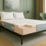 The white stone matelas 120 x 190 cm waterfoam et m�moire de forme hauteur 22 cm anti - allergique et ...