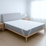 The white stone surmatelas 160 x 190 surmatelas rembourr� en ouate 500 g / m� housse en microfibre respirante ...