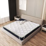 The white stone - surmatelas rafra�chissant 120x190 cm avec �lastiques correcteur de matelas avec technologie ...