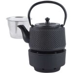 Théière en fonte avec réchaud 0, 8 l kinghoff kh - 1847 Théière en fonte avec réchaud 0, 8 l kinghoff kh - 1847