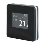 Thermador - therma home - thermostat connecté noir filaire Thermador - therma home - thermostat connecté noir filaire