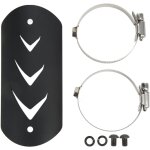 Thermique d'�chappement, protecteur de tube de silencieux d'�chappement, couvercle de thermique en acier ...