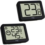 Thermo - hygrom�tre noir 95. 2020. 01 - tfa dostmann