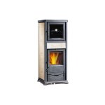 Thermo pole  bois avec four - la nordica termorossella plus forno dsa 4. 0 11. 1 kw ivoire