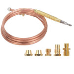 Thermocouple � gaz universel, sonde de thermocouple de br�leur � gaz chauffant � filetage 900mm pour ...