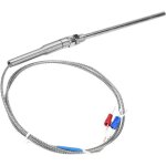 Thermocouple de type k à filetage m8, fil de capteur de température de sonde l25 - 204y 100 mm 0 - 400 ... Thermocouple de type k à filetage m8, fil de capteur de température de sonde l25 - 204y 100 mm 0 - 400 ...
