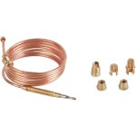 Thermocouple universel 120 cm pour appareil de cuisson avec kit embouts adaptables. r�glage par �crous ...