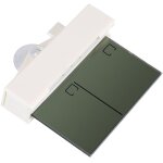 Thermomtre  affichage lcd hydromtre numrique station mto extrieure intrieure avec ventouse rversible ...
