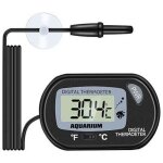 Thermom�tre d'aquarium, thermom�tre � eau num�rique lcd avec sonde et ventouse, thermom�tre de temp�rature ...
