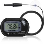 Thermom�tre d'aquarium avec grand �cran lcd fahrenheit / celsius(? / ?) thermom�tre de r�servoir de poisson ...