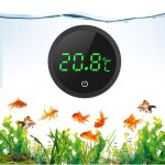Thermomtre d'aquarium, thermomtre lcd numrique d'aquarium haute prcision 0, 1 ? avec boutons tactiles, ...